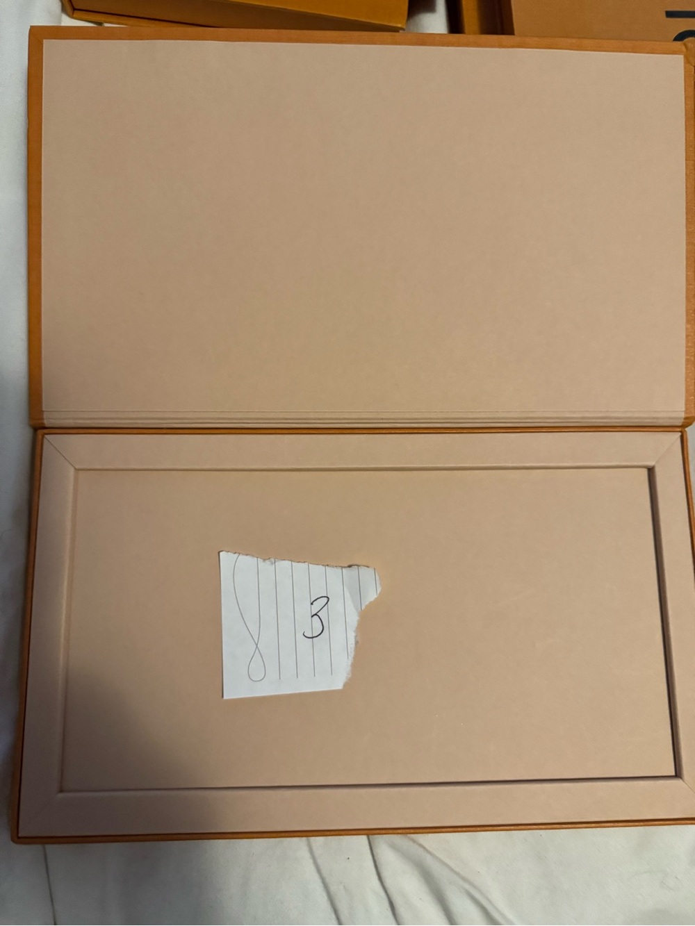 Louis Vuitton beige-tan presentation box